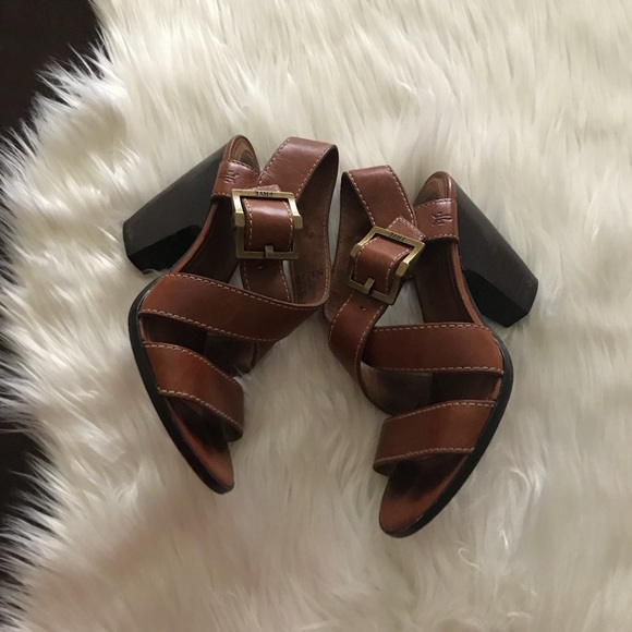 Frye Shoes - 🎉$20 FINAL SALE Frye | Cognac Heels